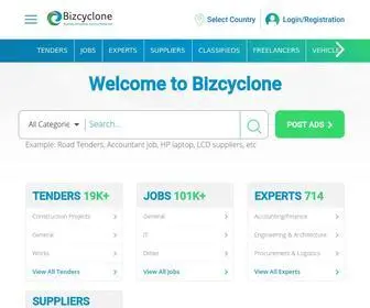 Bizcyclone.com(Profitable propositions on doing business in Africa) Screenshot