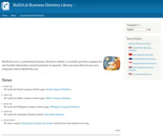 Bizdirlib.com(BizDirLib Business Directory Library) Screenshot