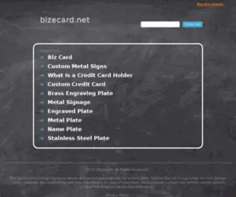 Bizecard.net(Get your business noticed) Screenshot