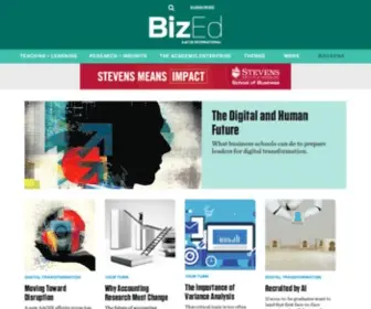 Bizedmagazine.com(An AACSB Publication) Screenshot