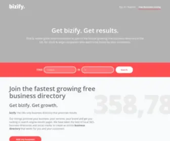 Bizify.co.uk(Get Listed with bizify the Free Business Directory Today) Screenshot