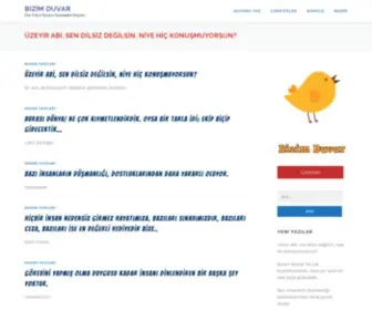Bizimduvar.com(Bizim Duvar) Screenshot