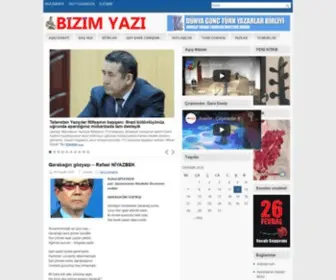 Bizimyazi.az(Bizim Yazı) Screenshot