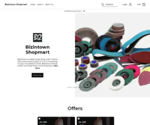 Bizintown.com(Online shopping) Screenshot