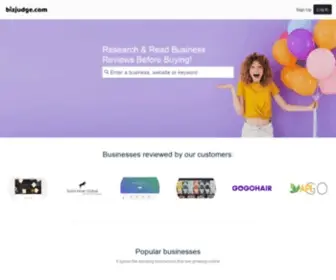 BizJudge.com(Read & Write Customer Reviews to Help Other People) Screenshot