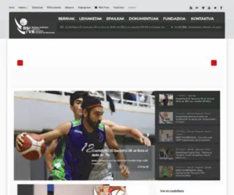 Bizkaiabasket.com(Federación Vizcaína de Baloncesto) Screenshot