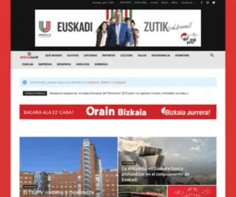 Bizkaiagaur.com(Noticias de Bizkaia) Screenshot