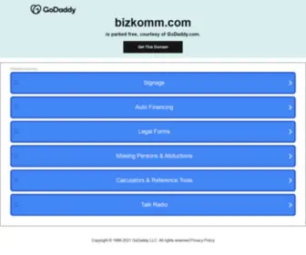 Bizkomm.com($1.95 a month affordable Cheap web hosting by) Screenshot