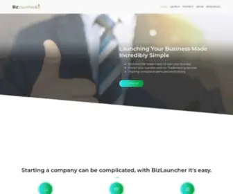 Bizlauncher.co(The Simplest Way to Launch Your Business) Screenshot