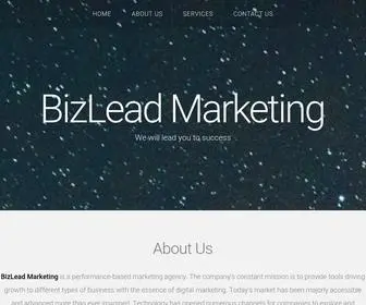 Bizleadmktg.com(BizLead Marketing) Screenshot