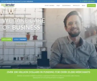 Bizlender.com(Alternative Funding Solutions for Business Owners) Screenshot