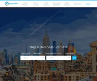 Bizlistpro.com(The easiest and quickest way to buy or sell a business online) Screenshot