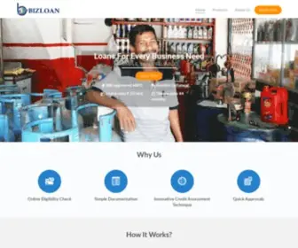 Bizloanindia.com(Loans for SME) Screenshot