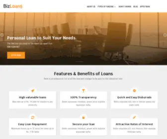 Bizloans.com(Your Best Source for Flexible Financing and Business Loans) Screenshot