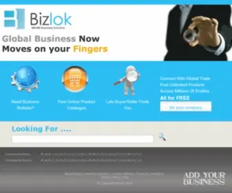 Bizlok.in(Search products or services in India on BizLok) Screenshot