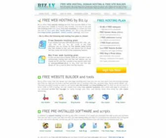 Biz.ly(FREE web hosting) Screenshot