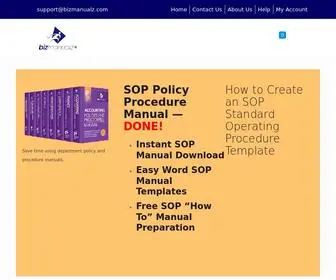 Bizmanualz.com(Standard Operating Procedure Templates) Screenshot