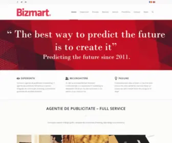 Bizmart.ro(Agentie de publicitate full) Screenshot