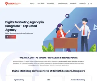 Bizmeth.in(Digital Marketing Agency in Bangalore) Screenshot