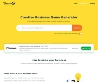 Biznamewiz.com(FREE Business Name Generator) Screenshot