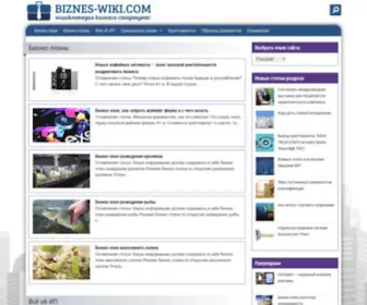 Biznes-Wiki.com(Онлайн энциклопедия бизнеса для стартаперов) Screenshot