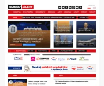 Biznesalert.pl(Portal informacyjny po) Screenshot