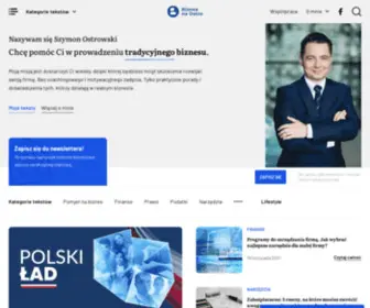 Biznesnaostro.pl(Biznes na ostro) Screenshot