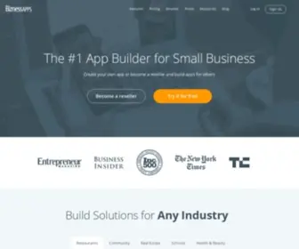 Biznessapps.com(App Maker & Mobile App Builder For Small Business) Screenshot