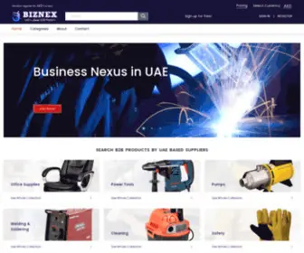 Biznex.ae(The B2B Hub of the UAE) Screenshot