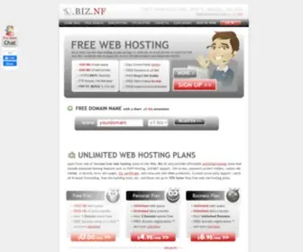 Biz.nf(Business-Class FREE web hosting) Screenshot