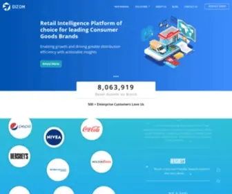 Bizom.co.uk(The Retail Intelligence Platform) Screenshot