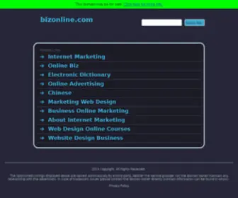 Bizonline.com(Bizonline) Screenshot