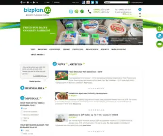 Bizplan-UZ.com(Business planning portal) Screenshot