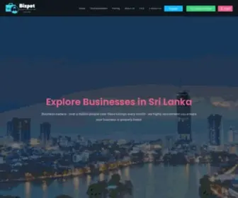 Bizpot.lk(Home of Businesses and Professionals in Sri Lanka) Screenshot