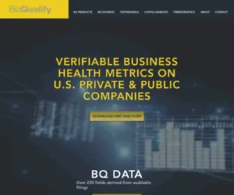 Bizqualify.com(Accurate and complete company data) Screenshot