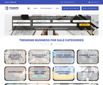 Bizquartz.com(UAE'S NO# 1 BUSINESS FOR SALE MARKETPLACE AND BUSINESS BROKERS) Screenshot