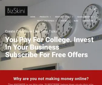 Bizskini.com(BizSkini is an Informational and Educational Blog Site) Screenshot