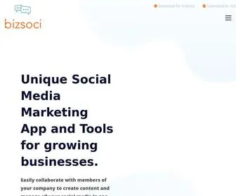 Bizsoci.com(Create and Post Content to Multiple Social Media Sites) Screenshot