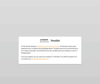 Bizsolutions-INT.com(Proofpoint Security Awareness Training) Screenshot