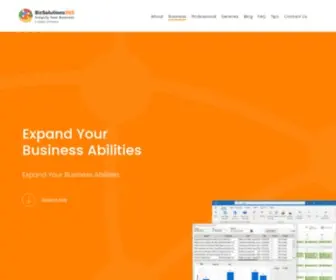 Bizsolutions365.com(BizSolutions365 offers custom Microsoft development & consulting services. Capabilities) Screenshot