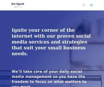 Bizsparkagency.com(Social Media Management Services) Screenshot