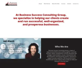 Bizsuccesscg.com(Business Success Consulting Group) Screenshot