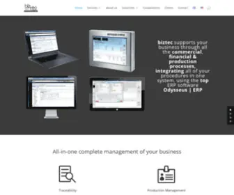 Biztec.gr(Traceability, production management) Screenshot