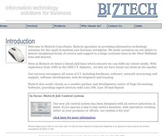 Biztech.co.uk(Biztech Consultants) Screenshot