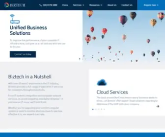 Biztech.com.au(Managed IT Services) Screenshot