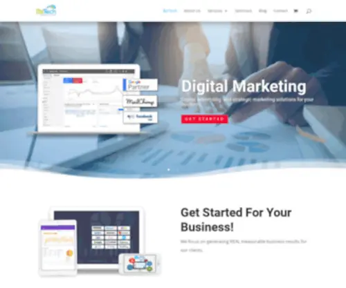 Biztechus.com(Biztech Online Marketing E) Screenshot