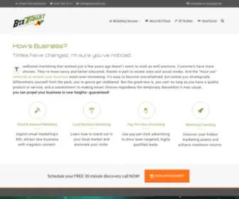 Bizthrust.com(Propel Your Business) Screenshot