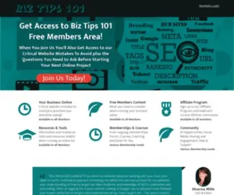 Biztips101.com(Take Your Business Online) Screenshot