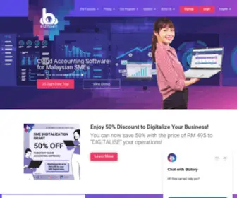 Biztory.com.my(Cloud Based Accounting Software in Malaysia) Screenshot