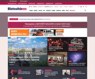 Biztositomagazin.hu(Biztosító Magazin) Screenshot